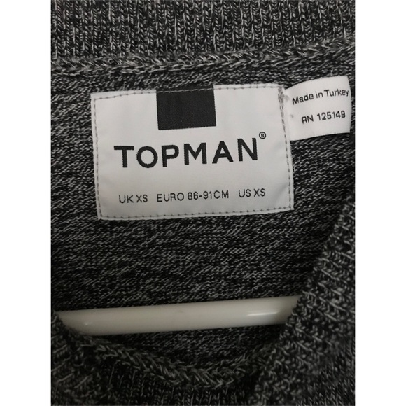Topman Grey Knit Sweater - Picture 3 of 3